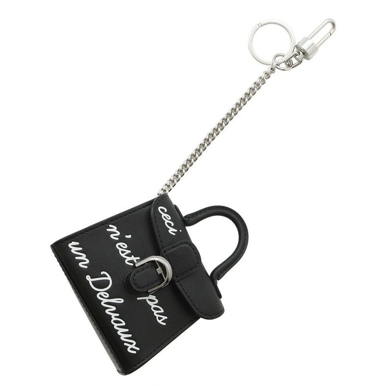 デルボー バッグチャーム ブリヨン Delvaux チャーム キーホルダー デルヴォー黒