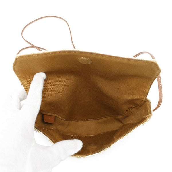 セリーヌ ショルダーバッグ ミニ トライアングル トリオンフ 195902 CELINE ポシェット 白