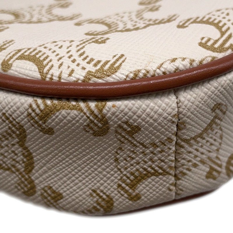 セリーヌ ショルダーバッグ ミニ トライアングル トリオンフ 195902 CELINE ポシェット 白