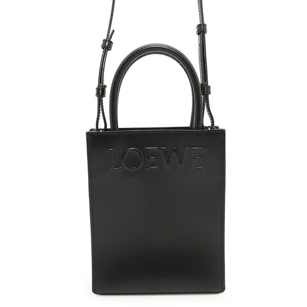 ロエベ ハンドバッグ スタンダード A5 レザー A933S30X01 LOEWE 2wayショルダーバッグ 黒