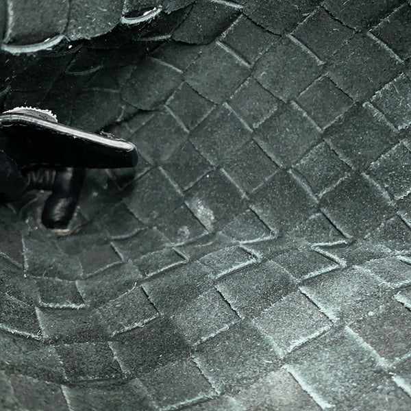 ボッテガヴェネタ ショルダーバッグ イントレチャート デュオ 651938 BOTTEGA VENETA 黒