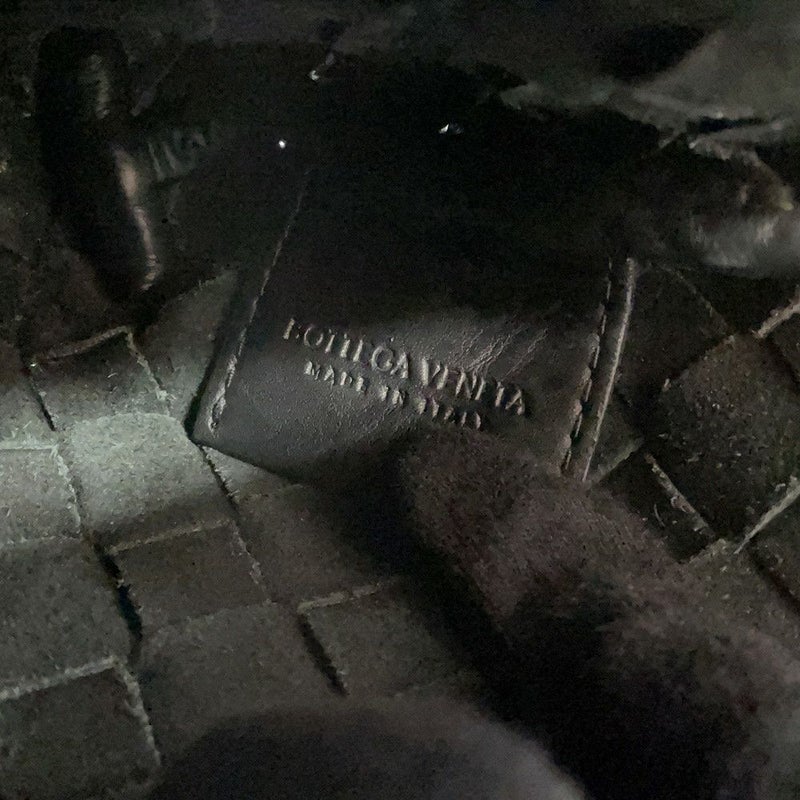 ボッテガヴェネタ ショルダーバッグ イントレチャート デュオ 651938 BOTTEGA VENETA 黒
