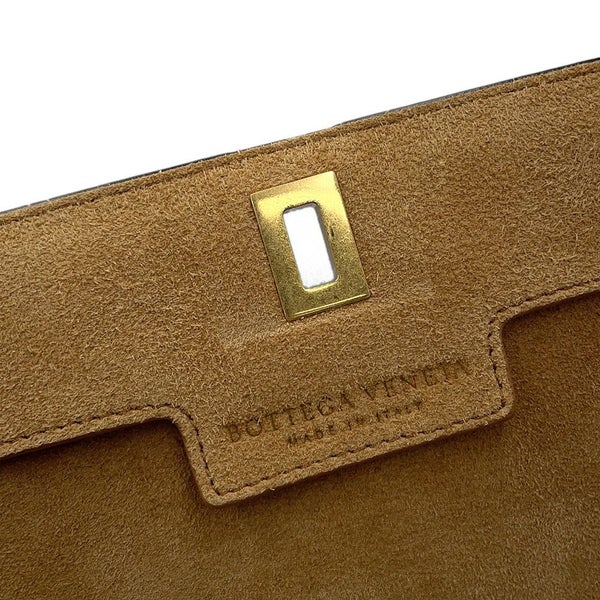 ボッテガヴェネタ ショルダーバッグ アングル パルメラート レザー 576143 BOTTEGA VENETA 黒