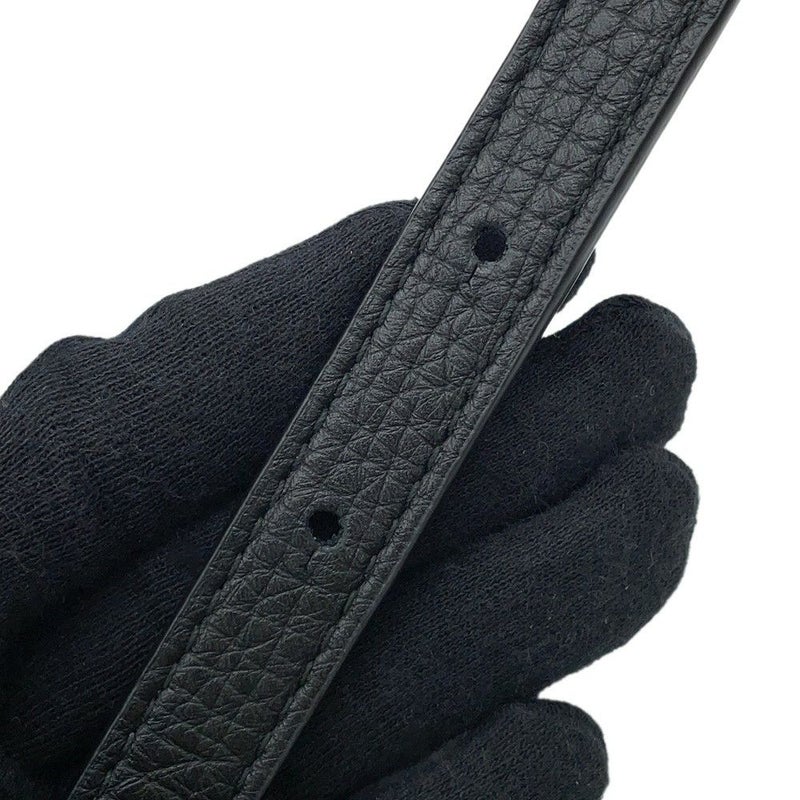 ボッテガヴェネタ ショルダーバッグ アングル パルメラート レザー 576143 BOTTEGA VENETA 黒