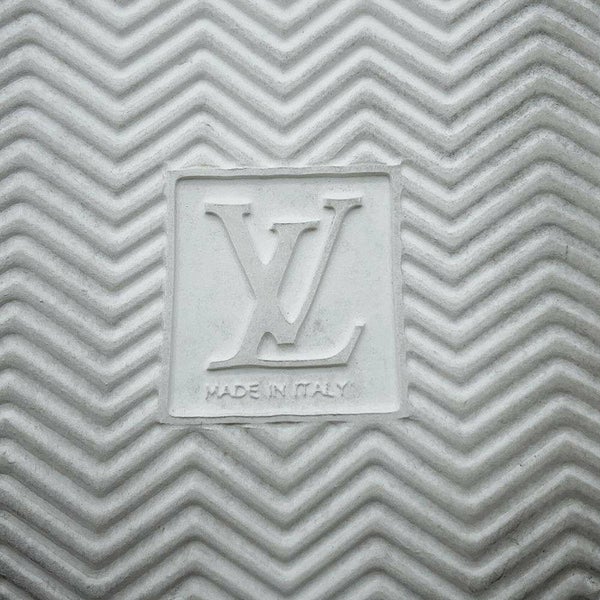 ルイヴィトン スニーカー モノグラム・デニム ビバリーヒルズ・ライン メンズサイズ6 1/2 1ACQL3 靴 ブラック 黒