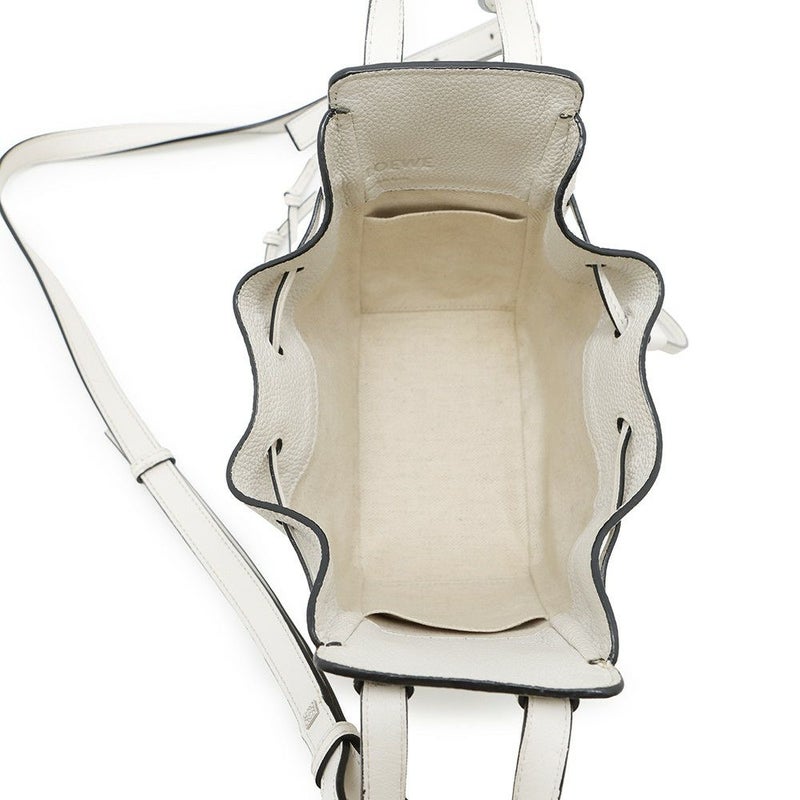 ロエベ ハンドバッグ ドローストリング ハンモック ミニ 314.30.V07 LOEWE 2way 白