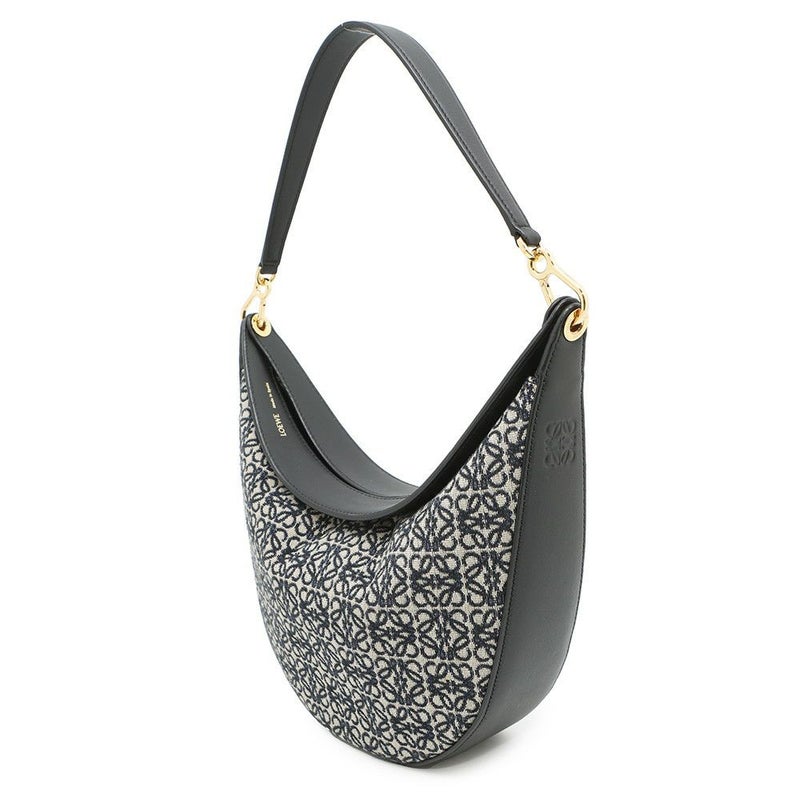 ロエベ ショルダーバッグ ルナバッグ ジャカード レザー A923PL9X01 LOEWE ワンショルダー 黒