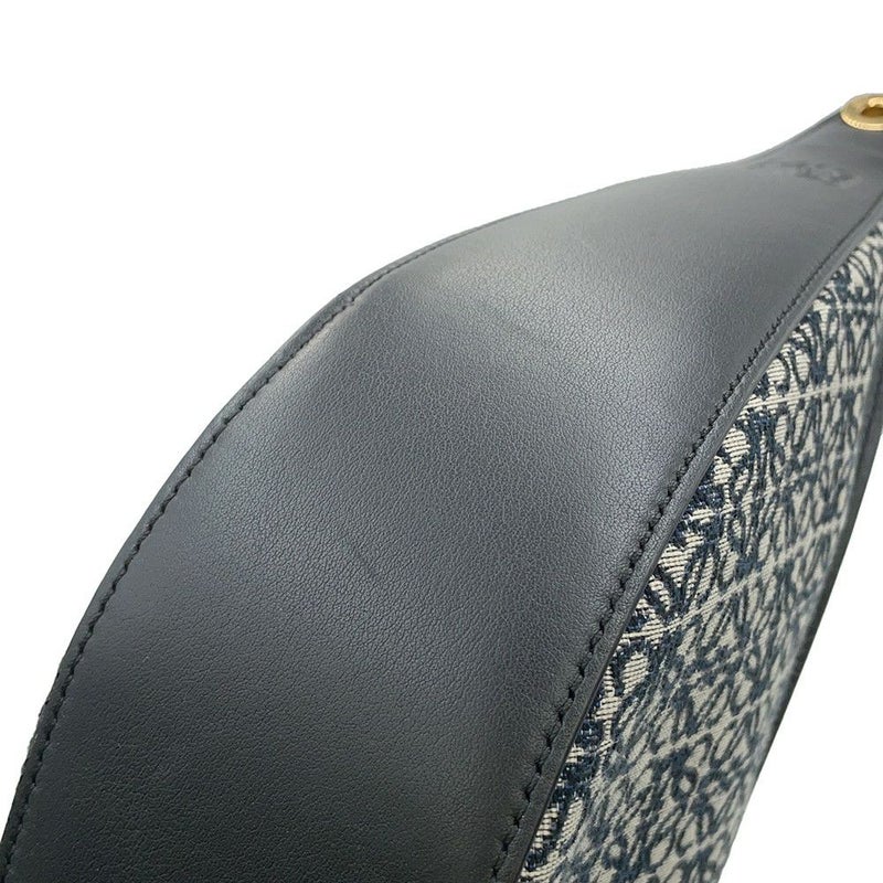 ロエベ ショルダーバッグ ルナバッグ ジャカード レザー A923PL9X01 LOEWE ワンショルダー 黒