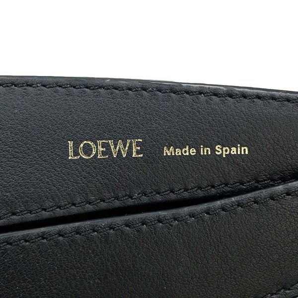 ロエベ ショルダーバッグ ルナバッグ ジャカード レザー A923PL9X01 LOEWE ワンショルダー 黒