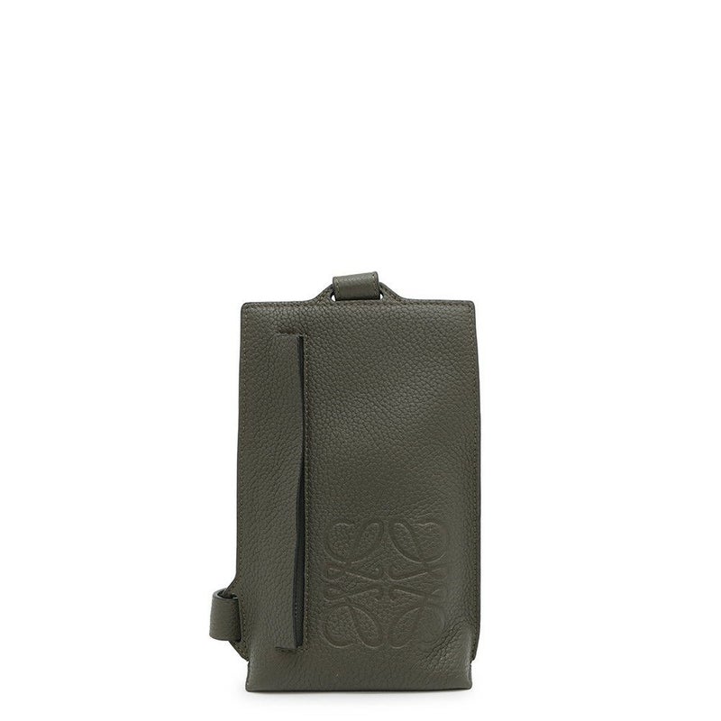 ロエベ ボディバッグ アナグラム バーティカル Tポケット レザー C500P02X02 LOEWE