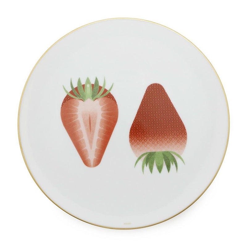 エルメス プレート カオルミ いちご デザート プレート 陶器 HERMES 食器