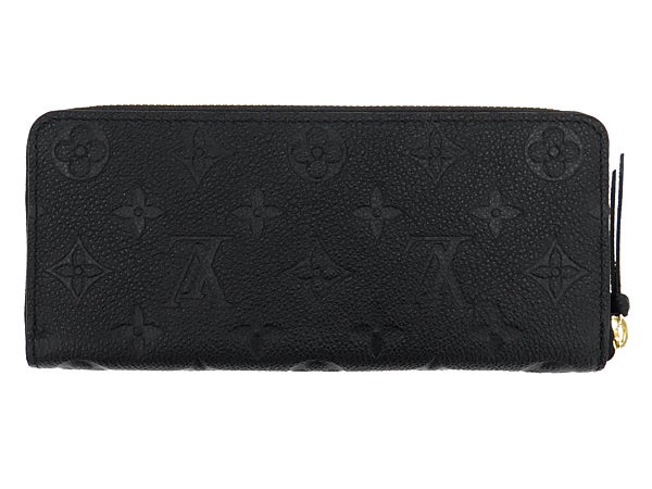 ルイヴィトン 長財布 モノグラム・アンプラント ポルトフォイユ・クレマンス M60171 LOUIS VUITTON ヴィトン 財布 ブラック 黒