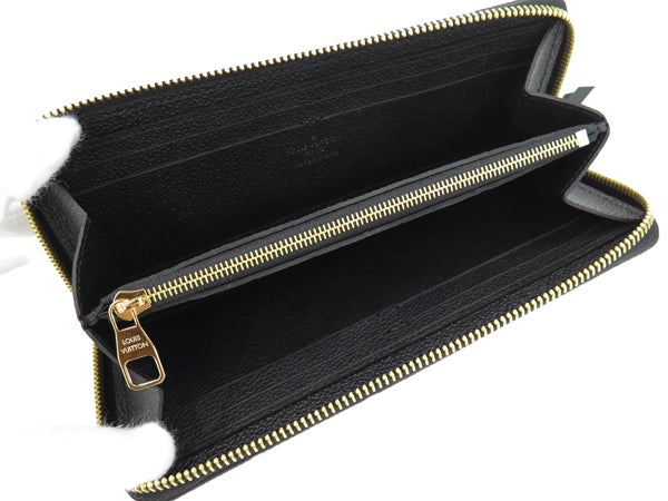 ルイヴィトン 長財布 モノグラム・アンプラント ポルトフォイユ・クレマンス M60171 LOUIS VUITTON ヴィトン 財布 ブラック 黒
