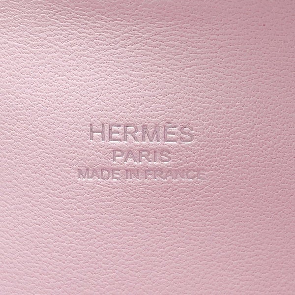 エルメス ボリード1923 ミニ ローズダーリン/シルバー金具 シェブルミゾル K刻印 2wayショルダー