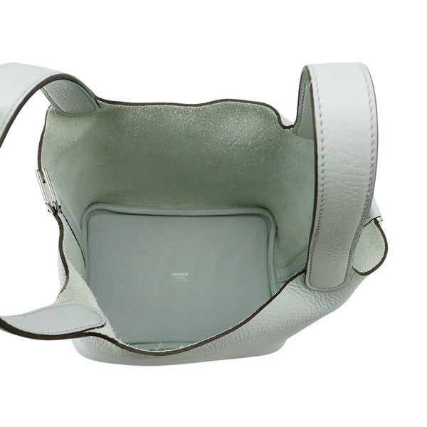 エルメス ハンドバッグ ピコタンロックPM ブルーペール/シルバー金具 トリヨンクレマンス W刻印