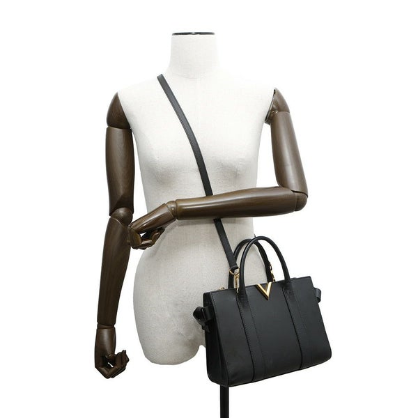 ルイヴィトン ハンドバッグ モノグラム/カーフレザー ヴェリージップトート M53648 2wayショルダーバッグ 黒 ブラック