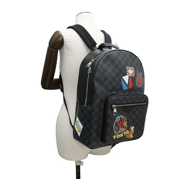 ルイヴィトン リュック ダミエ・グラフィット/マイLV ワールドツアー ジョッシュ バックパック 黒 ブラック