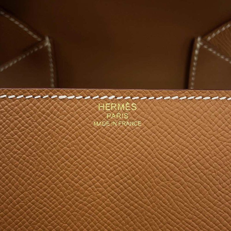 エルメス デッラ・カヴァッレリア ミニ ゴールド/ゴールド金具 ヴォーエプソン B刻印