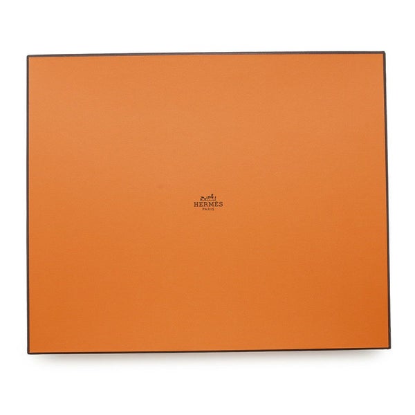 エルメス 花瓶 ベース デルタ PM ジョーヌアンブル ガラス/トリヨン・リス U刻印 HERMES インテリア