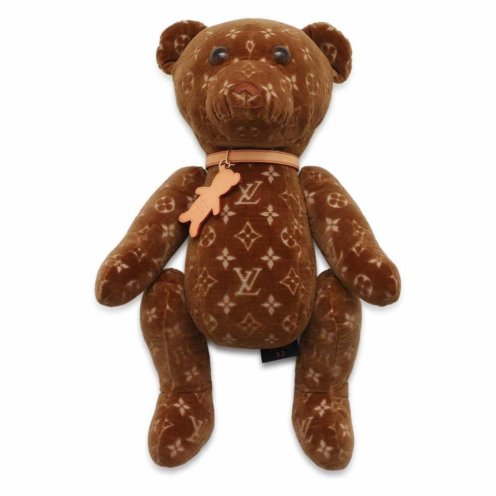 LOUIS VUITTON ドゥドゥ・ルイ テディベア ぬいぐるみ ルイヴィトン ぬいぐるみ ドゥドゥ テディベア モノグラム ベロア