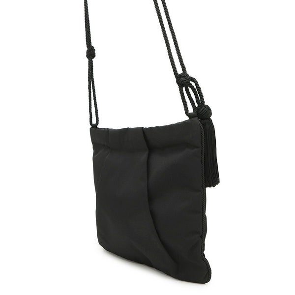 プラダ ショルダーバッグ タッセル ナイロン PRADA ポシェット 黒
