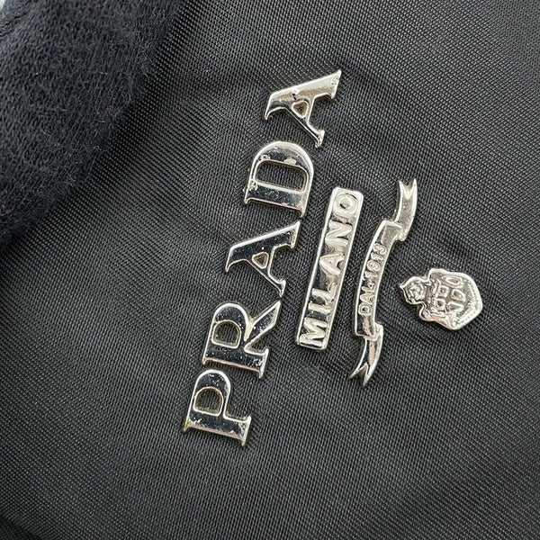 プラダ ショルダーバッグ タッセル ナイロン PRADA ポシェット 黒