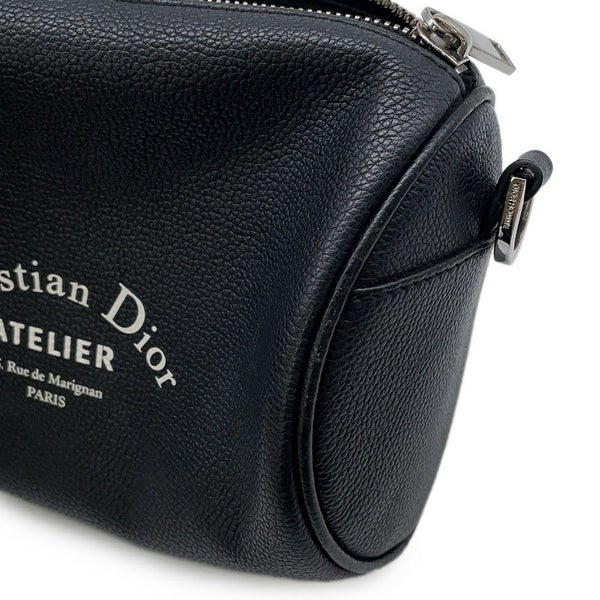 クリスチャン・ディオール ショルダーバッグ レザー ロゴ Christian Dior バッグ 黒