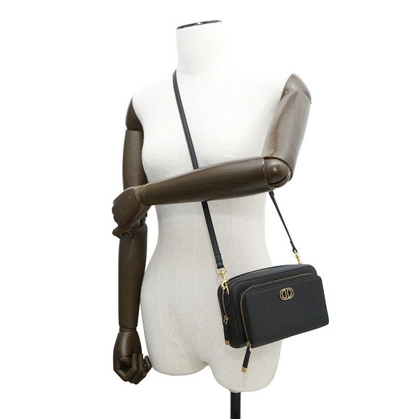 クリスチャン・ディオール ショルダーバッグ カロ ダブルポーチ S7431UBAE Christian Dior 黒