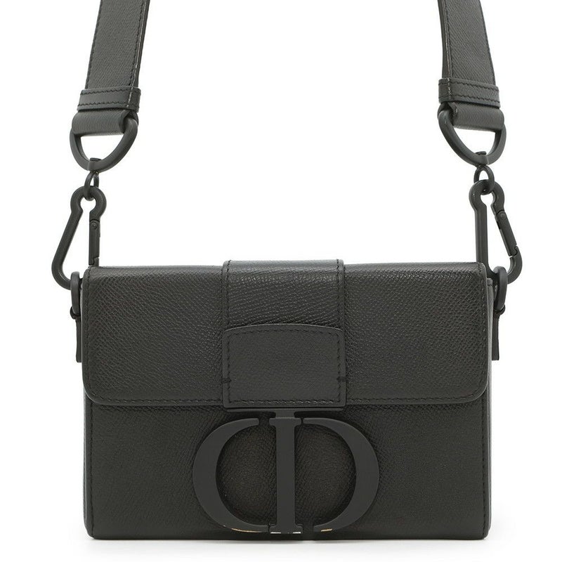クリスチャン・ディオール ショルダーバッグ モンテーニュ30 レザー M9204SBAV_M989 Christian Dior バッグ 黒