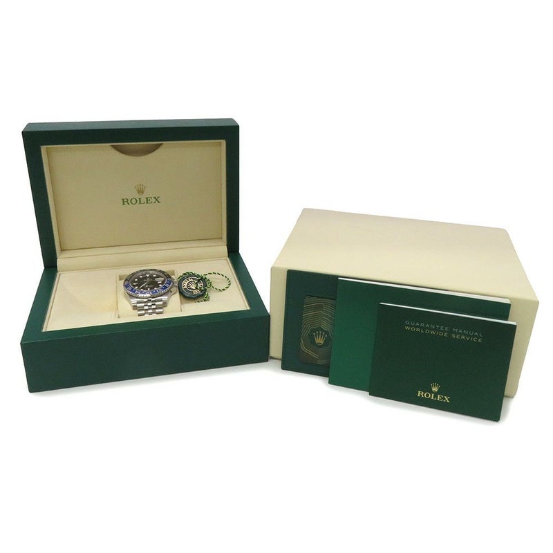 ロレックス GMTマスター2 デイト ランダムシリアル ルーレット 126710BLNR ROLEX 腕時計 黒文字盤