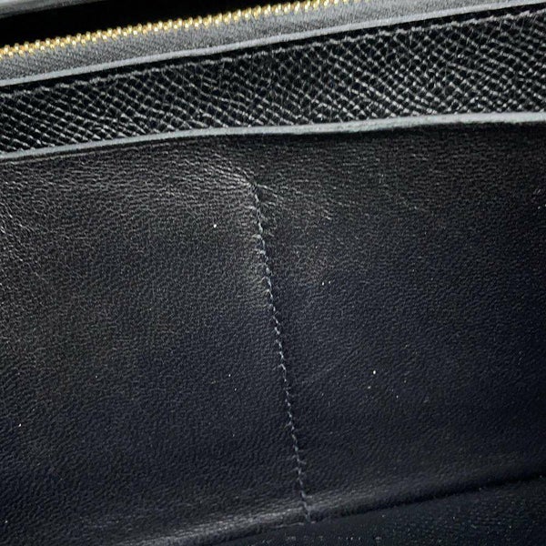 エルメス ケリーウォレット ロング トゥーゴー ブラック/ゴールド金具 ヴォーエプソン D刻印 黒
