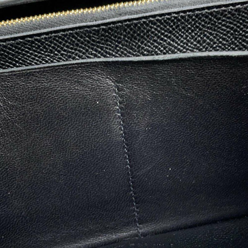 エルメス ケリーウォレット ロング トゥーゴー ブラック/ゴールド金具 ヴォーエプソン D刻印 黒