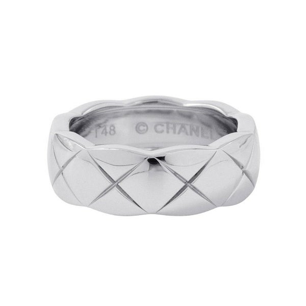 シャネル リング ココ クラッシュ コレクション リング ミディアム K18WG サイズ48 J10570 CHANEL 指輪 ジュエリー