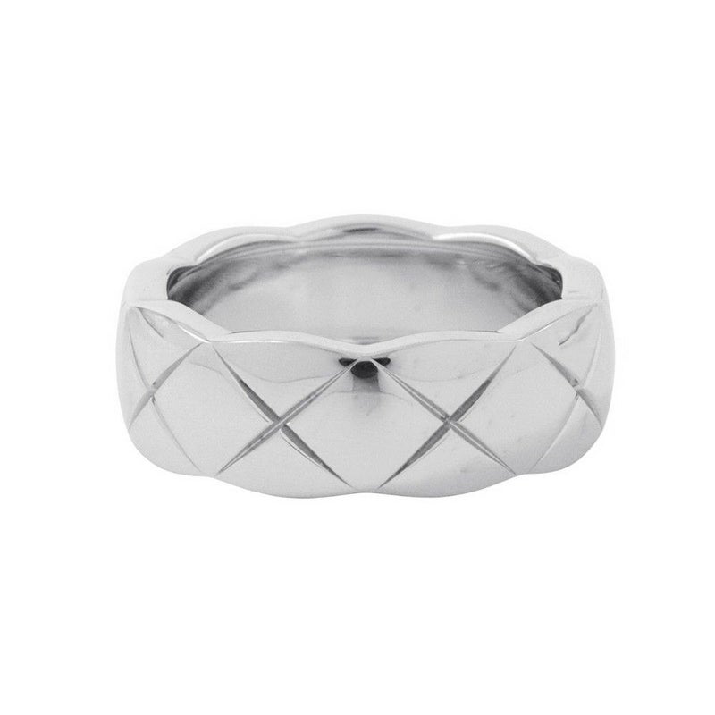 シャネル リング ココ クラッシュ コレクション リング ミディアム K18WG サイズ48 J10570 CHANEL 指輪 ジュエリー