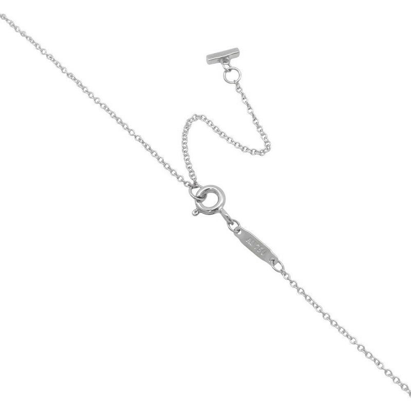 ティファニー ネックレス Tスマイル ペンダント ラージ ダイヤモンド 計0.19ct K18WGホワイトゴールド 60011655