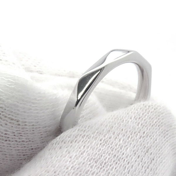 グラフ リング ローレンス グラフ シグネチャー バンド K18WGホワイトゴールド リングサイズ約9号 GRAFF 指輪