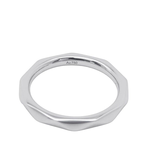 グラフ リング ローレンス グラフ シグネチャー バンド K18WGホワイトゴールド リングサイズ約9号 GRAFF 指輪