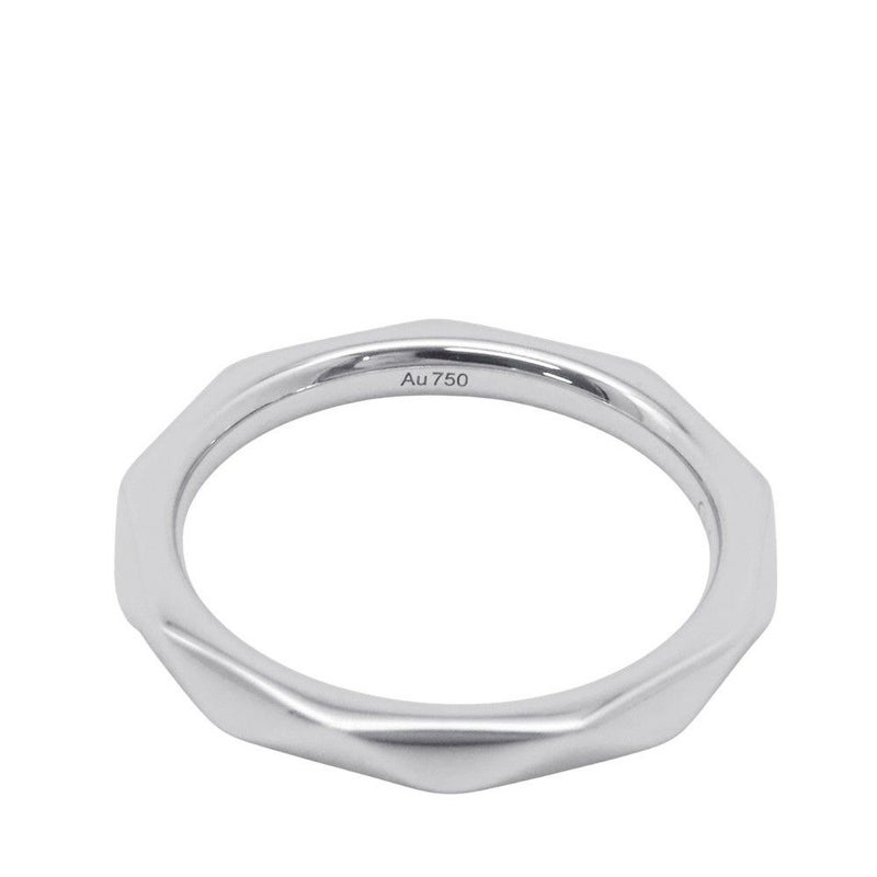 グラフ リング ローレンス グラフ シグネチャー バンド K18WGホワイトゴールド リングサイズ約9号 GRAFF 指輪