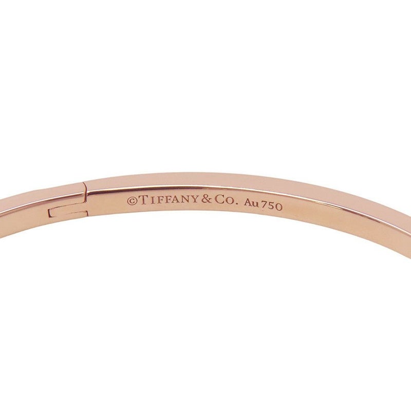 ティファニー ブレスレット Tワン ナロー ヒンジ バングル K18PGピンクゴールド 69334865