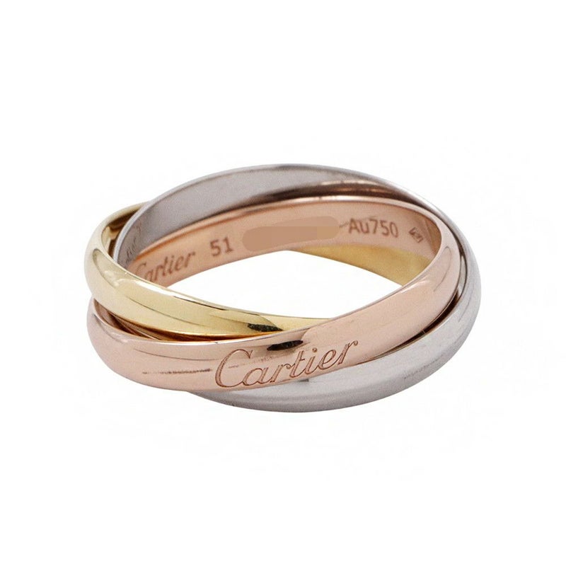 カルティエ リング トリニティリング K18PG/K18YG/K18WG リングサイズ51 B4086100 Cartier 指輪
