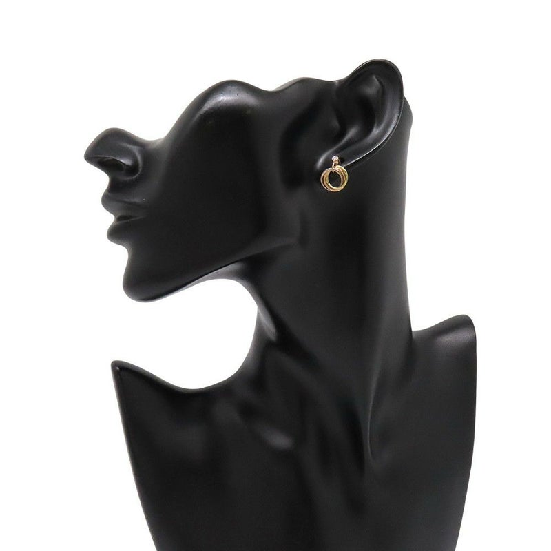 カルティエ ピアス トリニティ ピアス K18WG/K18YG/K18PG ダイヤ計約0.08ct B8043200 Cartier