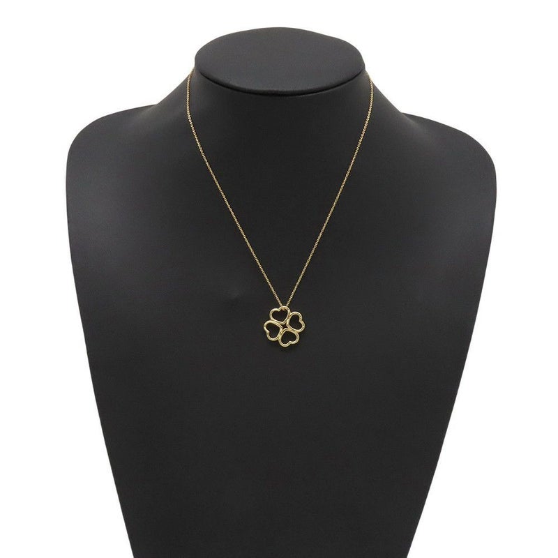 ティファニー ネックレス クラウン オブ ハート ペンダント K18YGイエローゴールド Tiffany&Co. クローバー