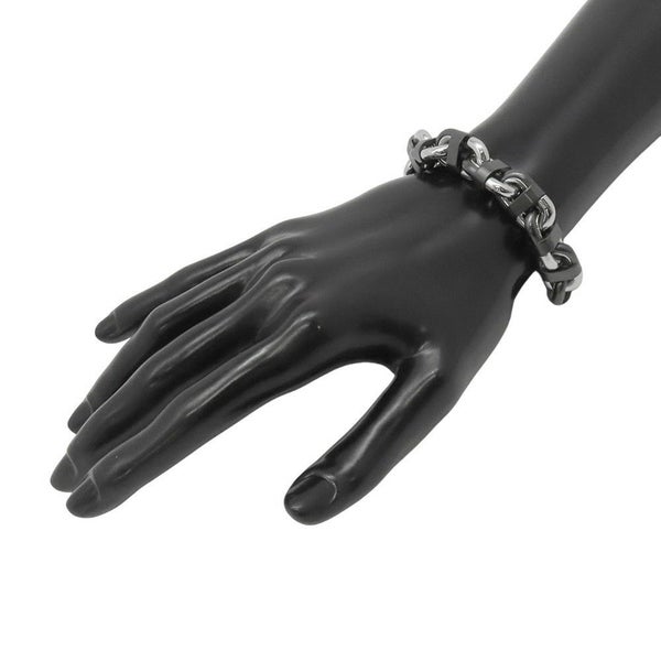 エルメス ブレスレット シェーヌマリオン Chaine Maillon ステンレス/セラミック サイズT5 HERMES メンズ 黒