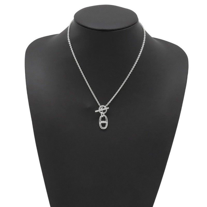 エルメス ネックレス シェーヌダンクル アミュレット SV925シルバー HERMES ペンダント ジュエリー