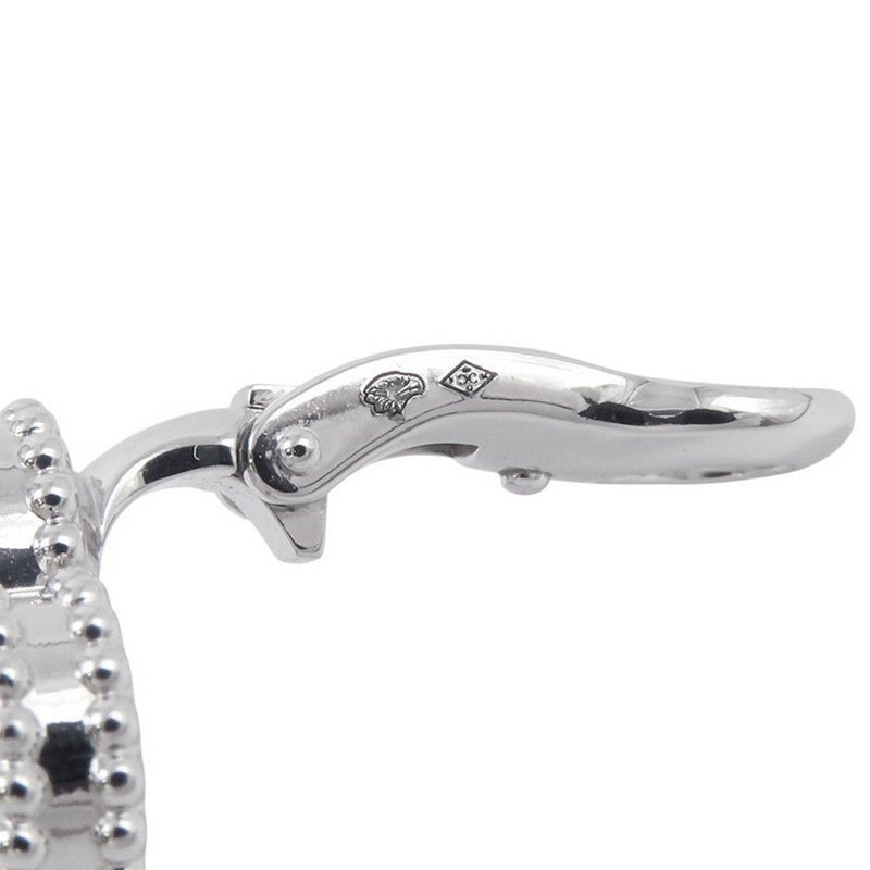 ヴァンクリーフ&アーペル ピアス ヴィンテージ アルハンブラ イヤリング マザーオブパール K18WGホワイトゴールド VCARF48600