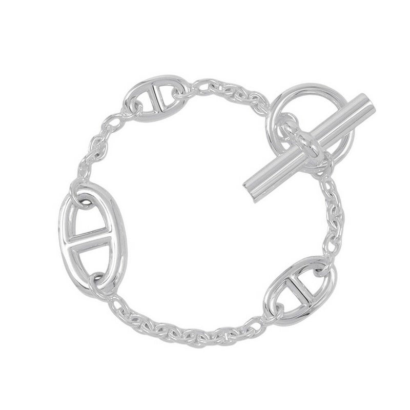 エルメス ブレスレット シェーヌダンクル ファランドール SV925シルバー サイズST HERMES ジュエリー