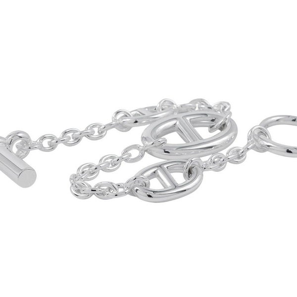 エルメス ブレスレット シェーヌダンクル ファランドール SV925シルバー サイズST HERMES ジュエリー