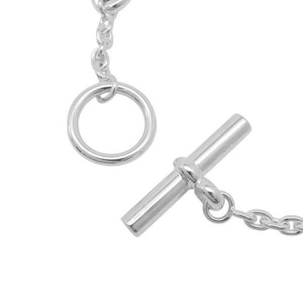 エルメス ブレスレット シェーヌダンクル ファランドール SV925シルバー サイズST HERMES ジュエリー