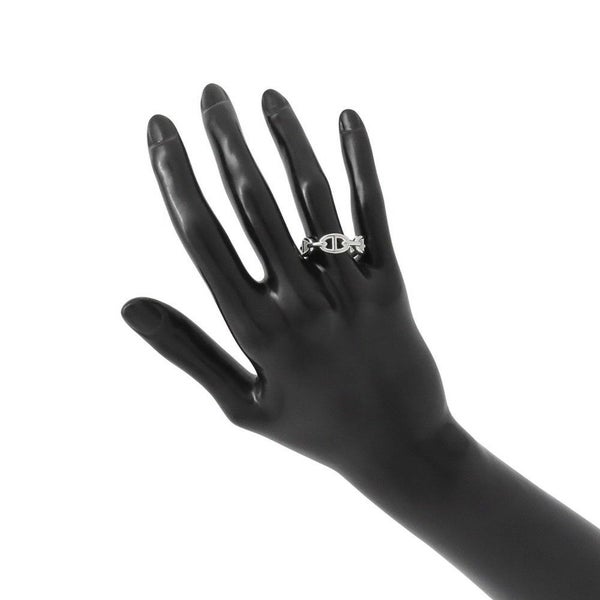 エルメス リング シェーヌダンクル アンシェネPM Enchainee SV925シルバー リングサイズ59 HERMES ジュエリー 指輪