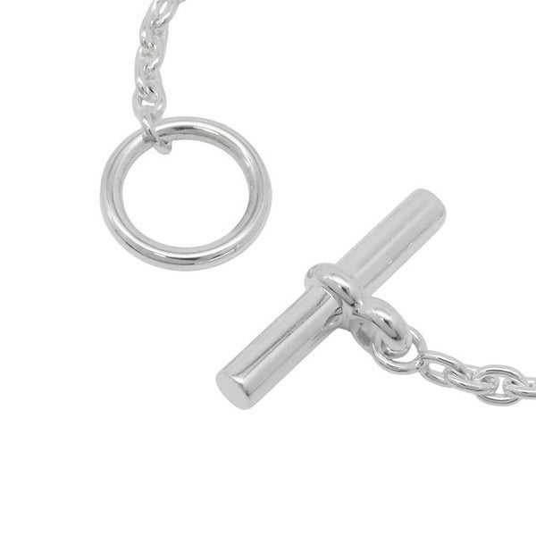 エルメス ブレスレット シェーヌダンクル ファランドール SV925シルバー サイズSH HERMES ジュエリー